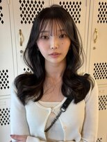 ユニ 表参道(uni) #83/くびれヘア/アプリコットオレンジ/ハイライトカラー/表参道