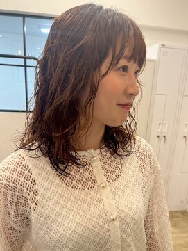 ヌビラ(Nubira) ナチュラルパーマ/ニュアンスパーマ/ベージュブラウン/西千葉