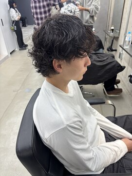 オルカ(ORCA) ニュアンスパーマ/men's/センターパート/ダウンパーマ/新宿/藤沼