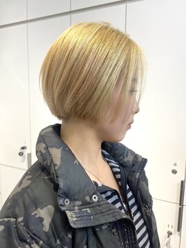 ロンドアンメゾン 原宿(Lond un Maison.) ブリーチ/ショート/レイヤーカット/原宿/韓国ショートボブ