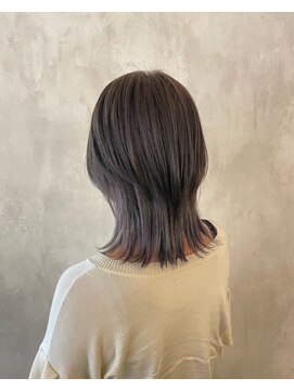 髪質改善/顔周りレイヤーカット/グレージュ[千葉/千葉駅]