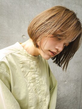 ユアーズ ヘア 恵比寿本店(youres hair) ヌーディーベージュハンサムボブ◎