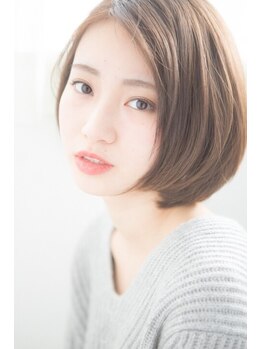 セルフの写真/【河内小阪駅徒歩5分】ハイトーン・グレイカラーもダメージレスで◎ワンランク上のオリジナル艶カラー◇