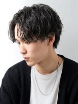 ミヤビ(MIYAVI) ゆるふわシャドウパーマセンターパート