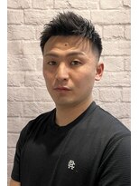グレイスフルバーバー 赤坂見附店&nbsp;アップバングフェードスタイル