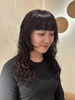 ラヴィズム 栄店(LUVISM)&nbsp;ミディアム/ボブ/レイヤー/顔周りレイヤー/艶カラー/パーマ
