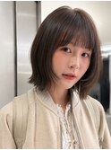 レイヤーボブ/顔まわりレイヤー/縮毛矯正/髪質改善