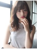 表参道/デジタルパーマ/透明感/艶/ベージュ/ウェーブスタイル