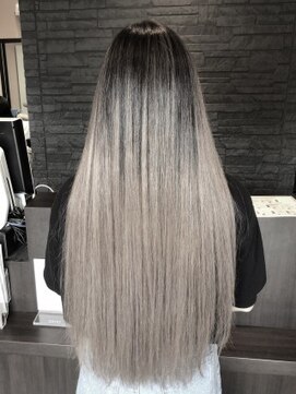 ヒスヘアー クリエイティブスペース(hys hair creative space by lauto) バレイヤージュグラデーション／スーパーロング