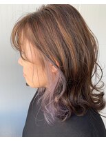 ヘアスタジオニコ(hair studio nico...)&nbsp;インナーカラー ピンクラベンダー