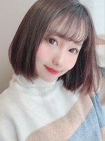 ミラレスカ 栄(MIRA RESCA)&nbsp;ミラレスカ  可愛い感じの切りっぱなしボブ byウラタニ