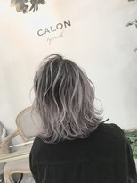 カロン 八柱店(CALON by truth)&nbsp;逆バレイヤージュカラー×ホワイトラベンダー