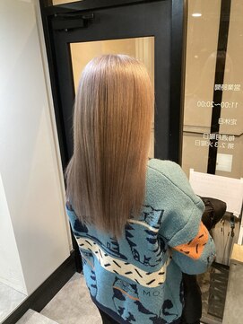 ラフ 難波店(LAFF) #黒髪#ボブルフ#ネビージュ#小顔#ワンレン