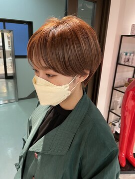 コワファーストナガサキシャンプーボーイ(COIFF1RST NAGASAKI SHAMPOO BOY) 大人可愛い20代30代40代黒髪前下がりショートボブ丸みショート◎