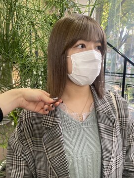 ゼスト 吉祥寺店(ZEST) 【髪質改善×ミルクティーグレージュ】zest吉祥寺 青木桜