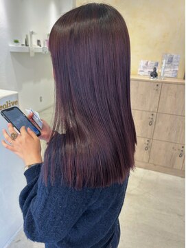 ビューバイネオリーブ 用賀店(Beau'r by neolive) 黒髪ボブルフネビージュ小顔ワンレン《用賀》