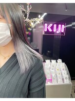 キジ(KIJI) ★イヤリングカラー×ホワイトシルバー★