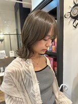 ヘアーアンドファッションシオミエイチ (hair＆fashion shiomi H) 外国人風オリーブカラー