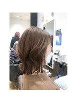 ヘアーサロンデフォーエバー(hairsalon de Forever)&nbsp;くびれレイヤーミディ●テラコッタブラウン