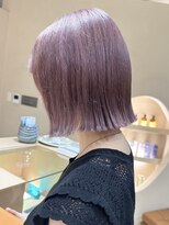 ヒビヲ(HIBIO)&nbsp;ショートボブケアブリーチダブルカラーミニボブハイトーンカラー