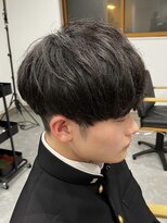 フゥ 宇都宮(FeU)&nbsp;メンズマッシュパーマツイストスパイラルパーマニュアンスパーマ