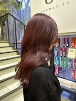 ゼスト 吉祥寺店(ZEST) 吉祥寺/石橋/ブリーチなしの暖色カラーチェリーレッド