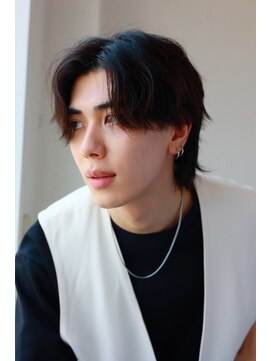 ソイクフ 高田馬場店(SOY-KUFU) MEN’S HAIR カルマパーマアッシュブラックウルフパーマ