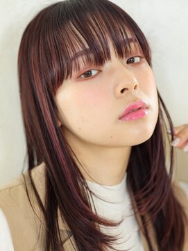 アビエクレール 河内花園(abije claire) 美髪ストレートセミロング★20代30代50代 髪質改善