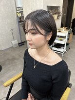 ユニル(unir)&nbsp;【unir】ボブ×顔周りカット×ブリーチ無しグレージュ★