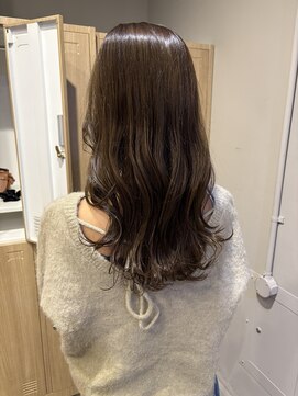 ローレンジウ(LOREN JU) 透明感髪質改善ベージュダブルカラーミルクティーグレージュ