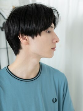 モッズヘアー メン 戸田公園店(mod's hair men) 20代30代ナチュラル短髪アッシュブラックショートf戸田公園