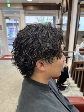 ハイパー(HYPER) ハードサーフカール『メンズパーマ/メンズメンズカット』