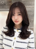 アイヴィー(IVY)&nbsp;透明感 チョコレートブラウン くびれヘア【肥田亜沙美】