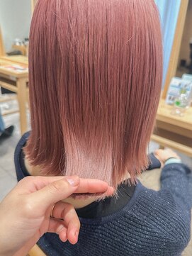 クラップス 上大岡(CLAPS) コーラルピンクペールピンクハイトーン20代30代40代　2ブリーチ