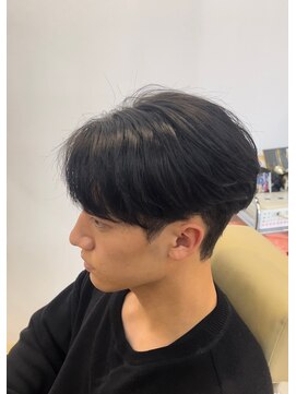 エッジ(EDGE) 大分メンズ毛流れニュアンスパーマ刈り上げセンターパート