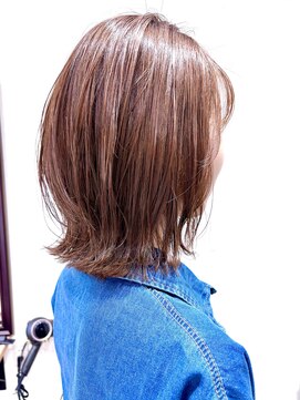 エスト 幕張本郷(est.) 夏くびれヘアアプリコットオレンジハイライトカラー