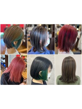 やってみたいカラーも、似合わせ重視でご提案◎自分らしく楽しめるデザインが人気♪