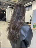 くびれヘア_アプリコットオレンジ_夏のヘアアレンジ
