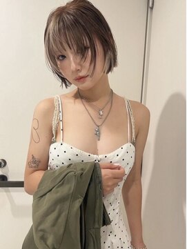 ペレ アネックス 大阪梅田茶屋町店(PELE ANNEX) ホワイトグレージュ/デジタルパーマ/フェザーパーマ/梅田