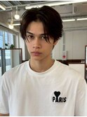 センターパート/フェザーパーマ/曲がる縮毛矯正/ツーブロック2