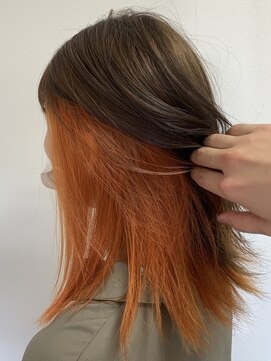 ロコン(Lokon) インナーカラー×オレンジ