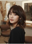 くせ毛風ミディアム◎