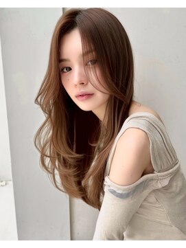 大人の小顔レイヤー × 透明感ウォームブラウンRI-6