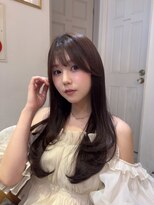 ロンドアベニール 北千住(Lond avenir)&nbsp;韓国顔周り/バタフライカット/ミディアムレイヤーカット北千住