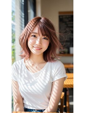 デバイス バイ フレイムス 越谷(DEVICE by Frames) ピンクカラー ピンクブラウン