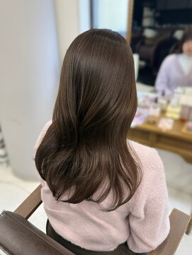 ハピネス 梅田茶屋町店(HAPPINESS) オリーブブラウン/ブリーチなし/韓国ヘア/髪質改善