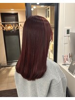 アコロン(acoron) ミディアムレイヤー/ピンクレッド/髪質改善