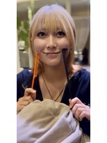 ペッツショコラ(PETZ chocolat) ミディアム ウルフカット レイヤーカット グレージュ