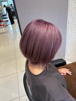 アース 南福島店(HAIR&MAKE EARTH)&nbsp;ピンク×パープル
