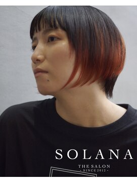ソラーナ(SOLANA) セクションカラーボブ